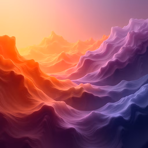 Abstract Landscape Illustration
