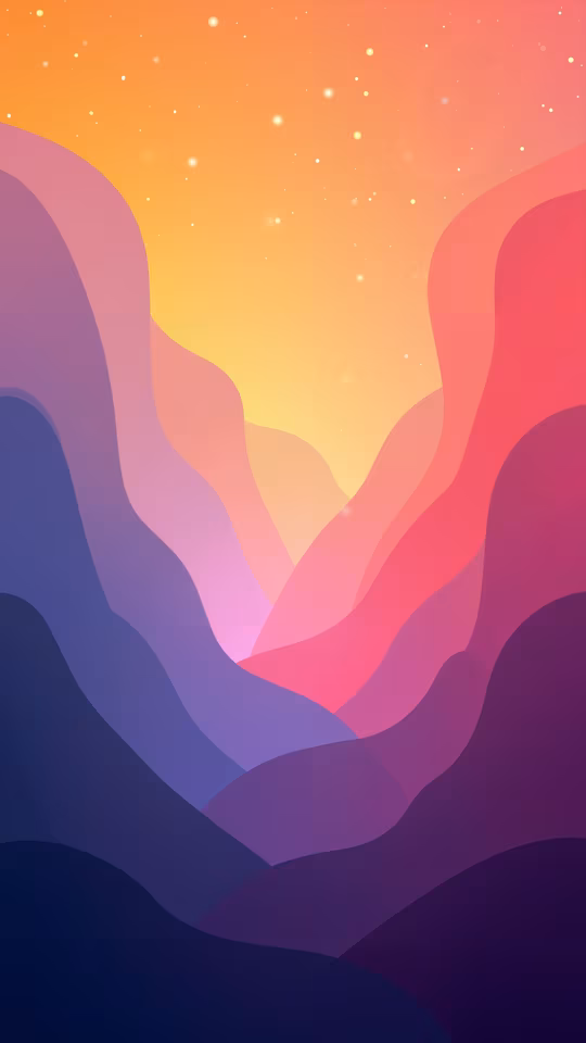 Abstract Landscape Illustration
