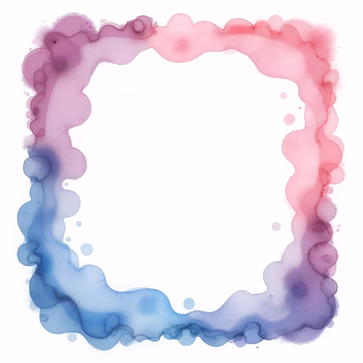 Abstract Watercolor Frame