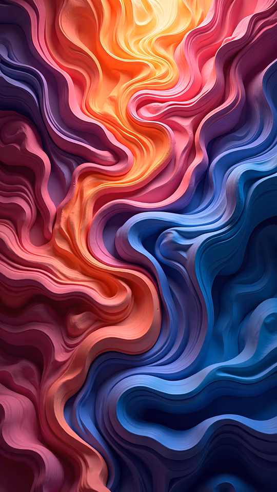 Abstract Waves Illustration