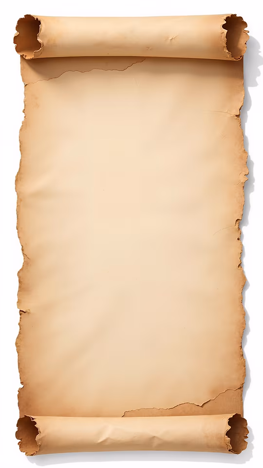 Ancient Scroll Illustration