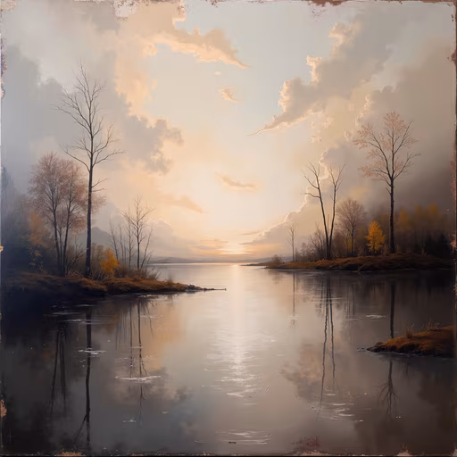 Autumn Sunset Reflections