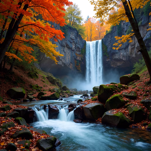 Autumn Waterfall