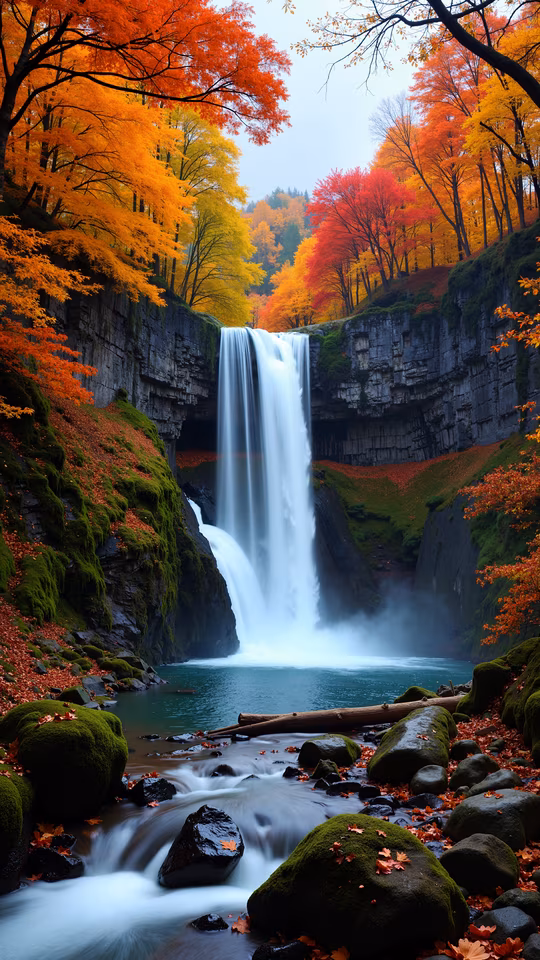 Autumn Waterfall
