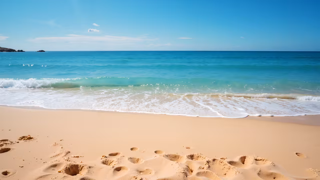 Beach Scene Realistic