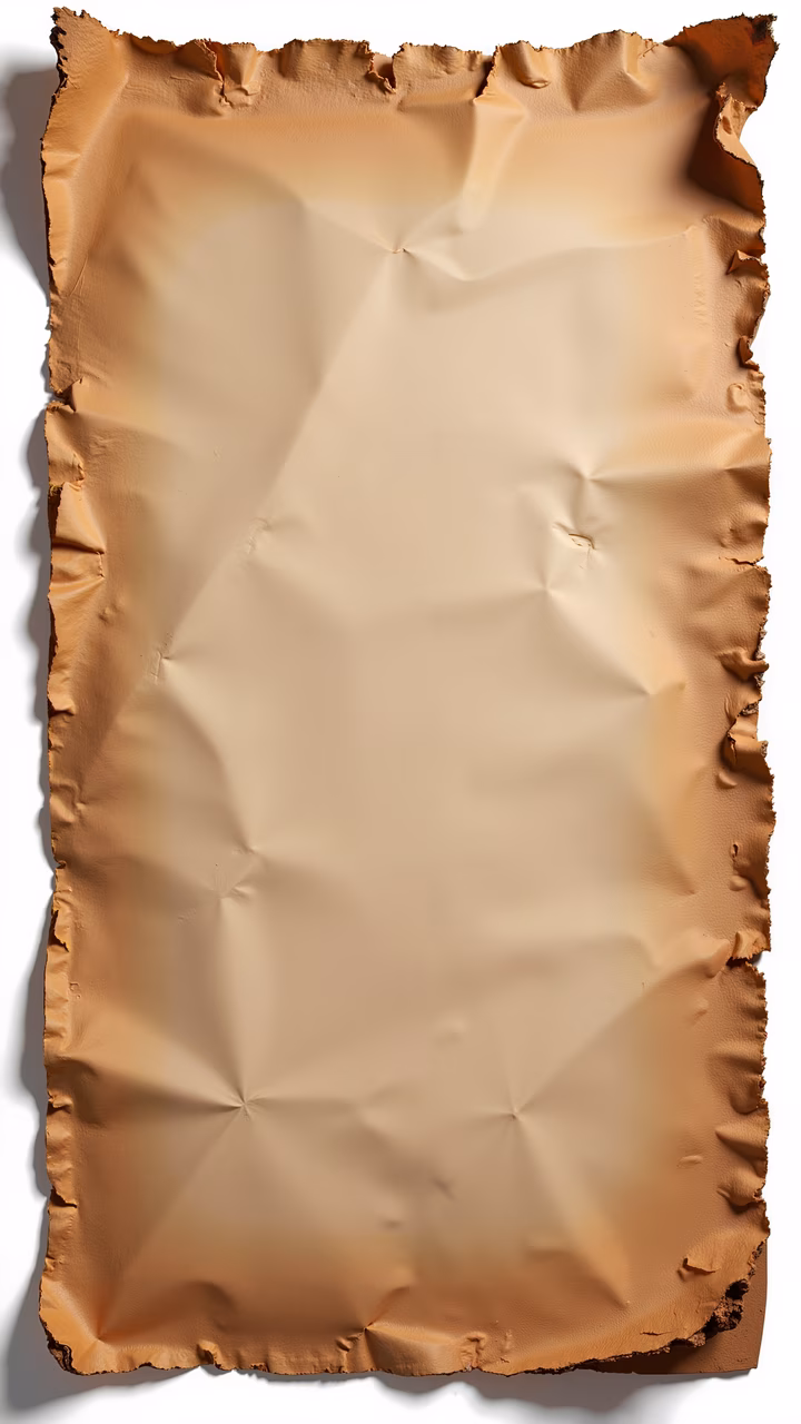 A blank canvas with a warm beige color and subtle shadows, perfect for artistic expression.