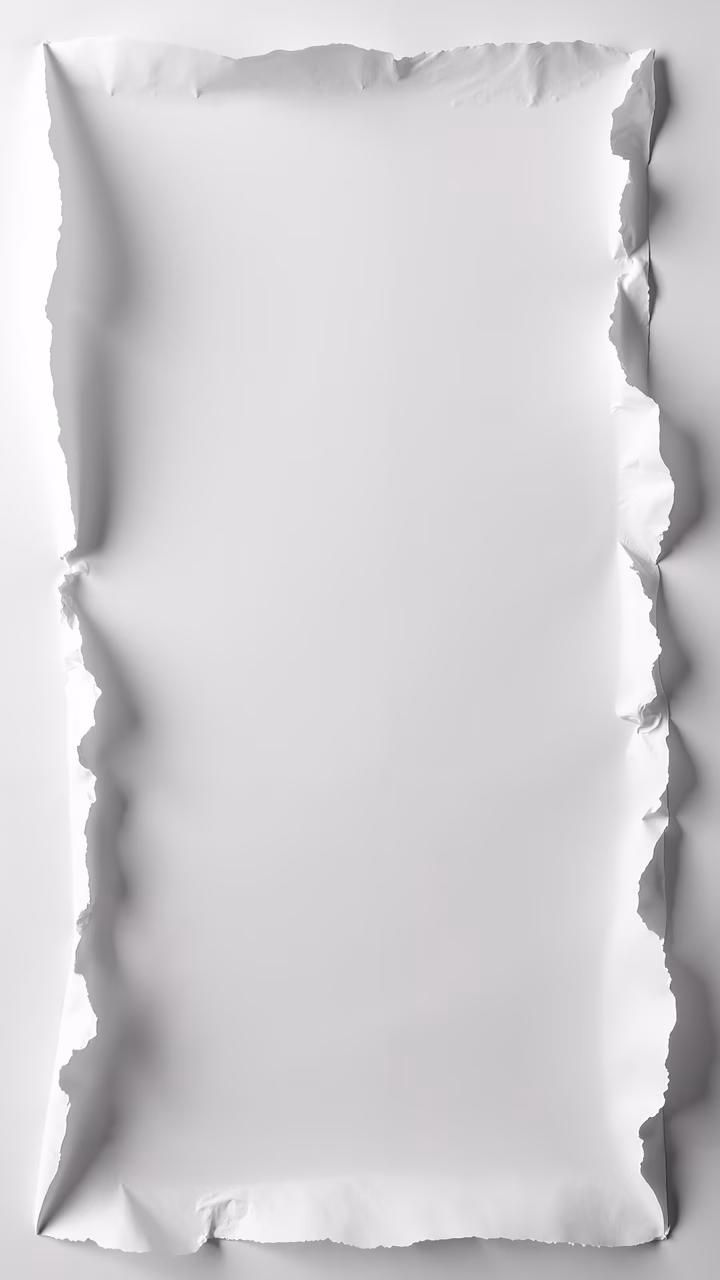 Blank Paper Minimalist Illustration