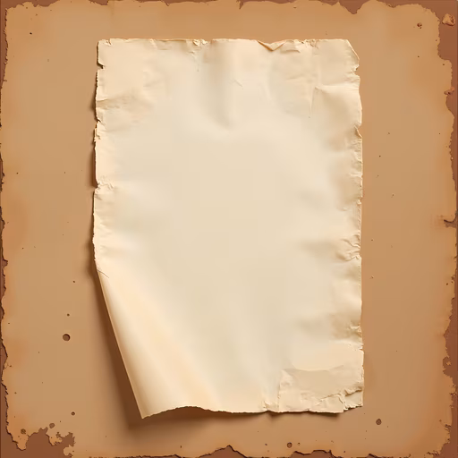 Blank Paper on Rustic Background
