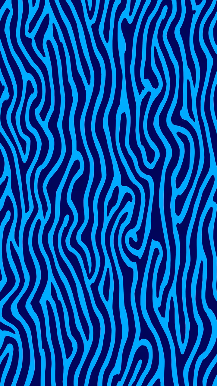 Dynamic blue lines on a deep navy background, abstract art, vibrant, energetic