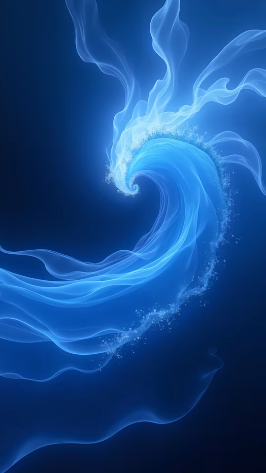 Blue Wave Illustration
