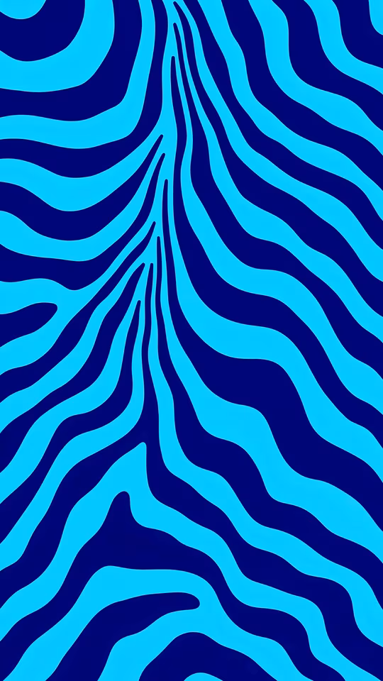 Blue Waves Illustration