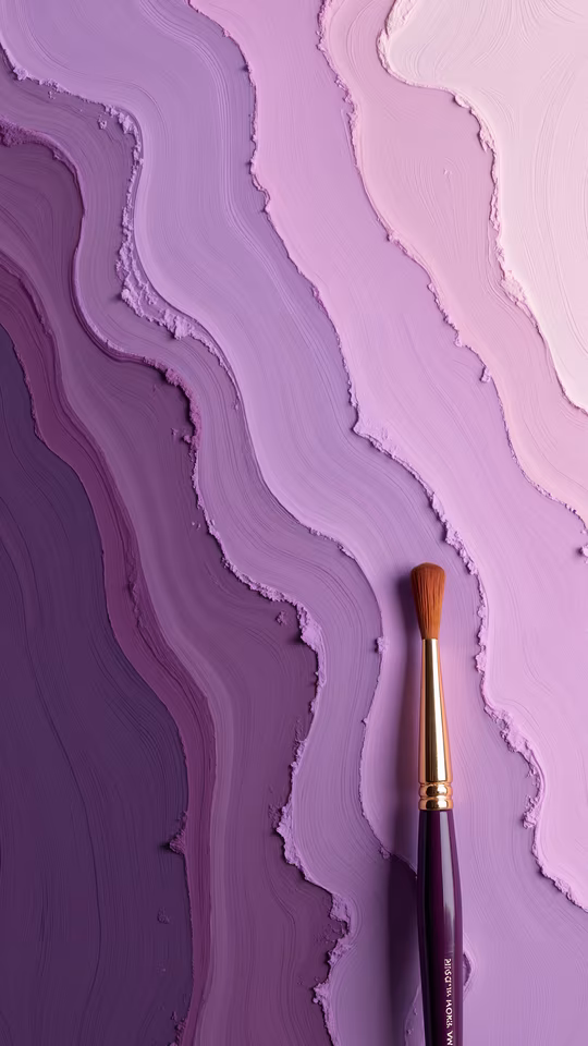 Brush Stroke Purple Illustration