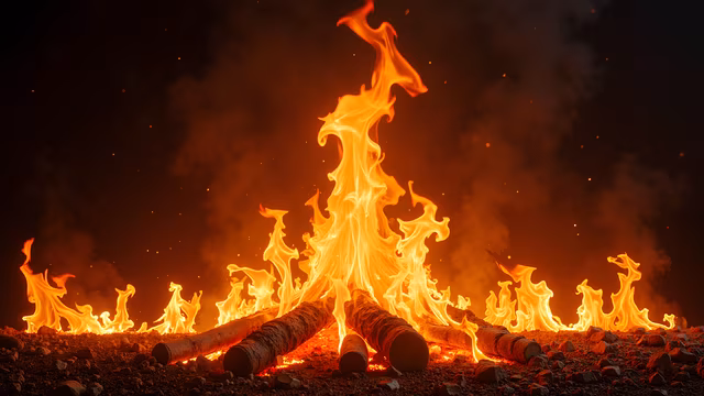 Campfire Illustration