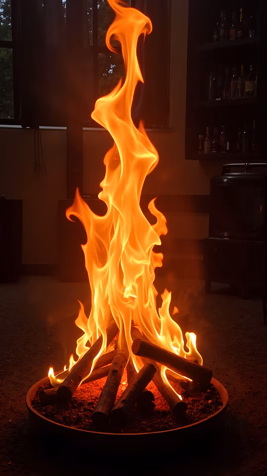 Campfire Illustration