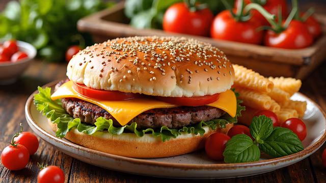 Cheeseburger Illustration