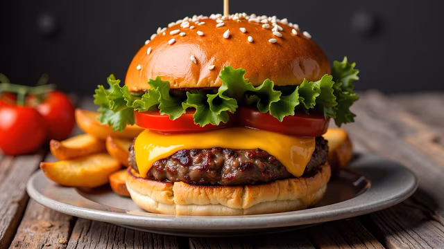 Cheeseburger Illustration