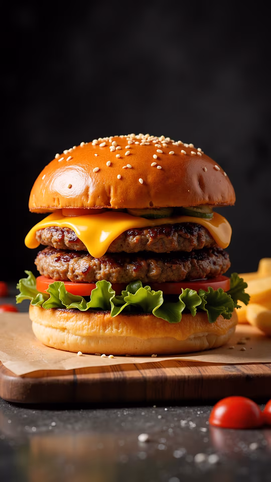 Cheeseburger Illustration
