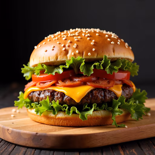 Cheeseburger Illustration