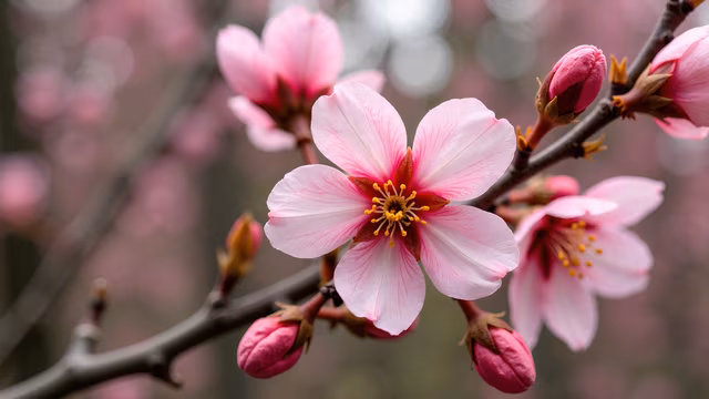 Cherry Blossoms in Bloom