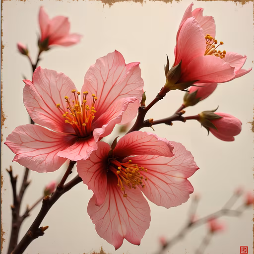 Cherry Blossoms in Bloom