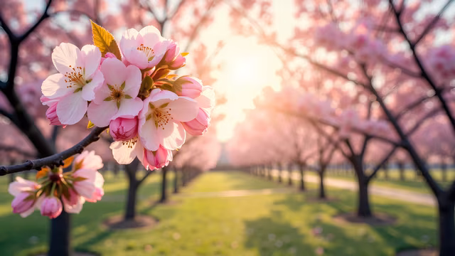 Cherry Blossoms in Spring