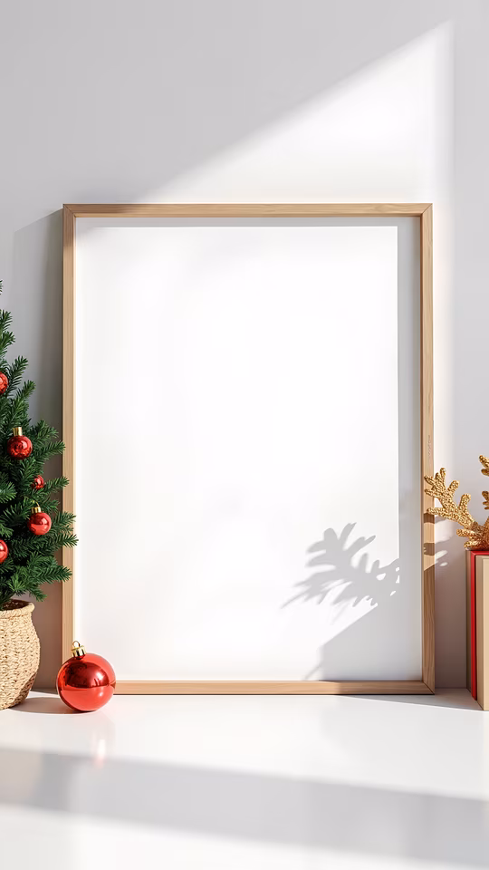Christmas Frame Mockup