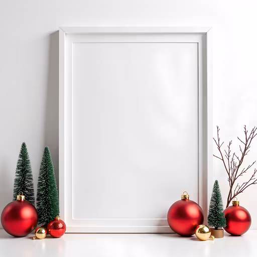 Christmas Frame Mockup