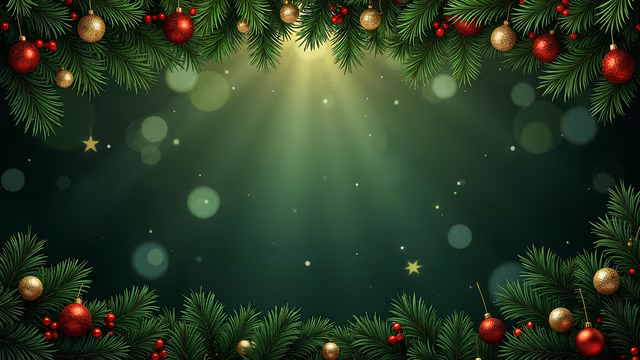Christmas Garland Illustration