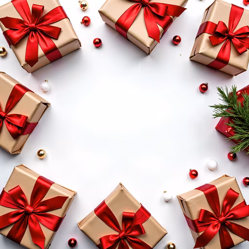 Christmas Gifts Illustration
