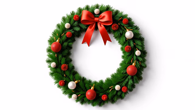 Christmas Wreath Illustration