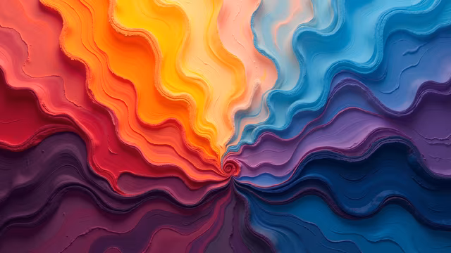 Colorful Abstract Waves
