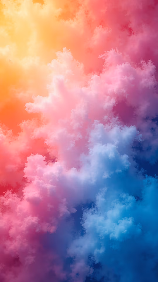Colorful Clouds Illustration
