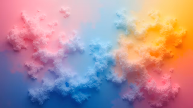 Colorful Clouds Illustration
