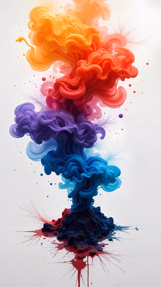 Colorful Explosion Illustration