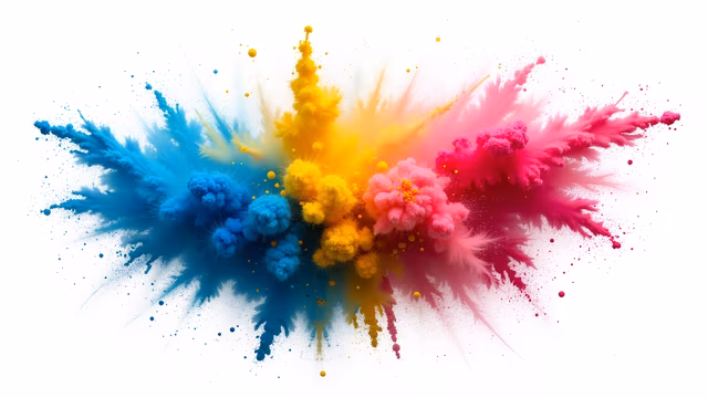 Colorful Powder Explosion