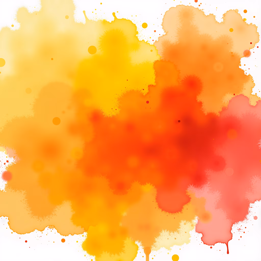 Vibrant abstract illustration with dynamic color splashes and drips.