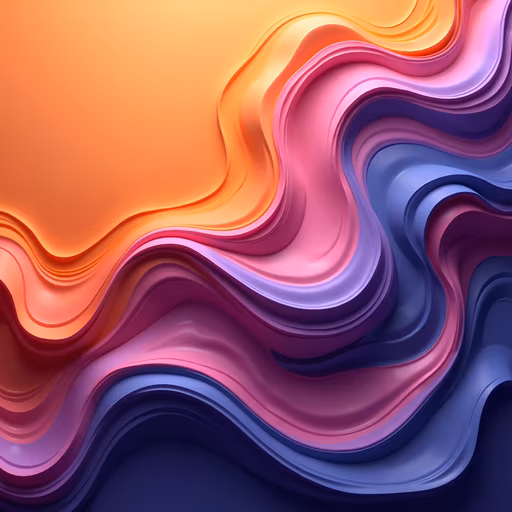 Colorful Waves Illustration