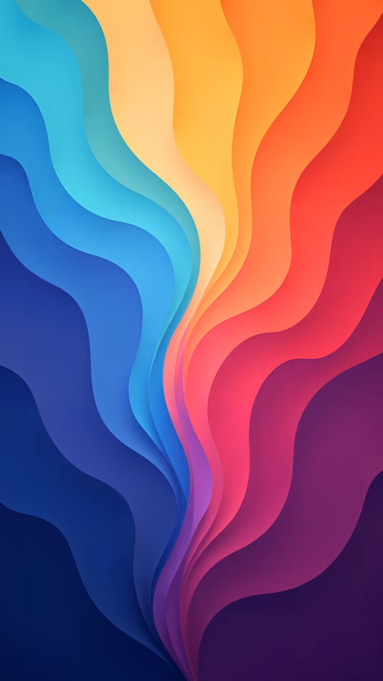 Colorful Waves Illustration