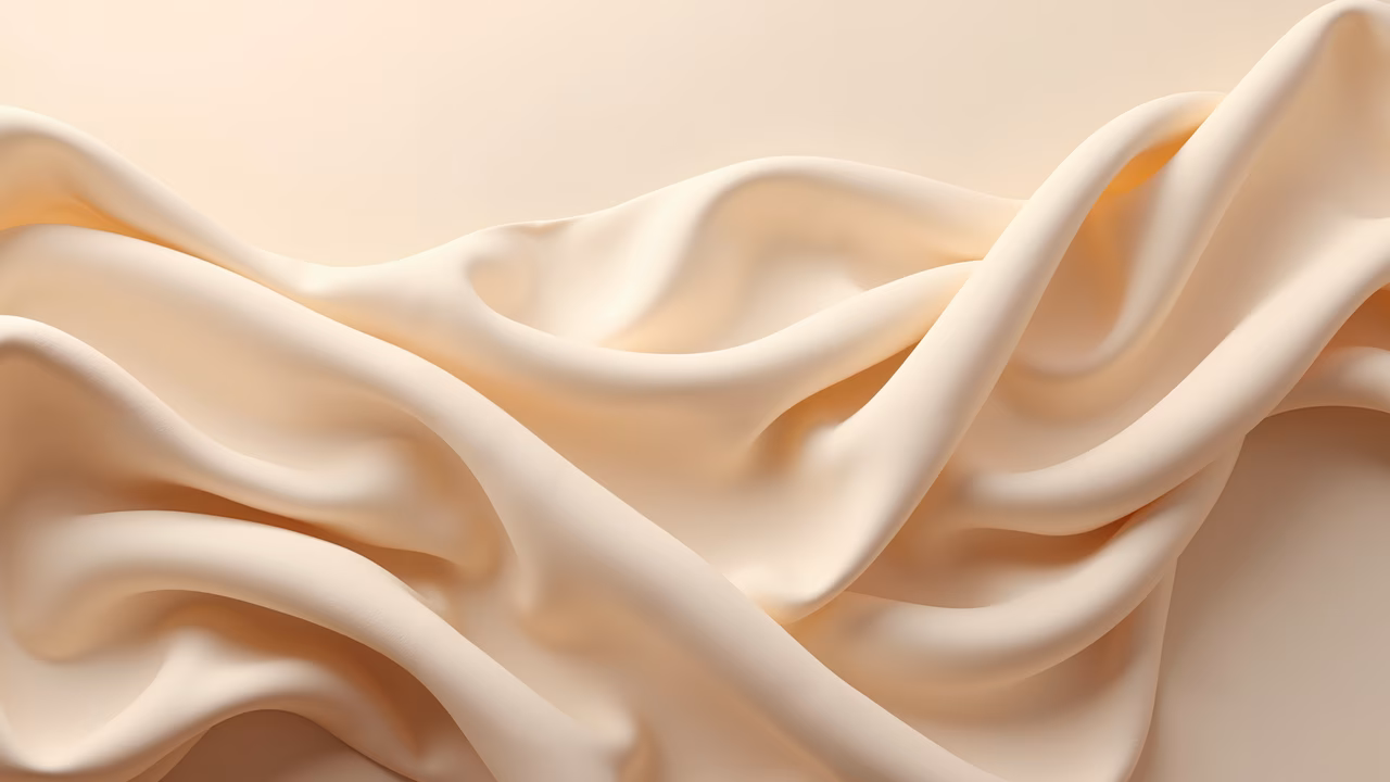 Soft, creamy waves in warm tones, perfect for food and drink themes.