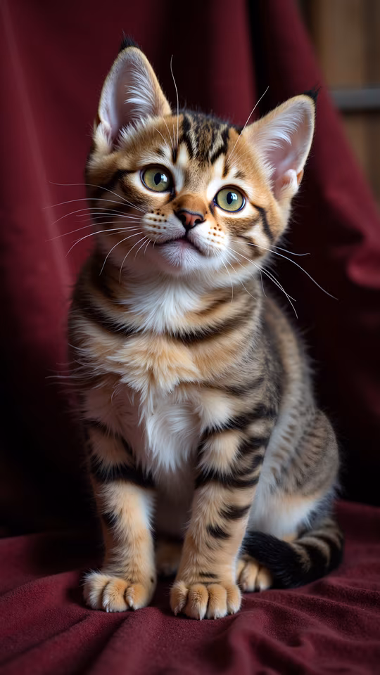Cute Kitten Portrait