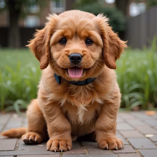 Cute Puppy Portrait