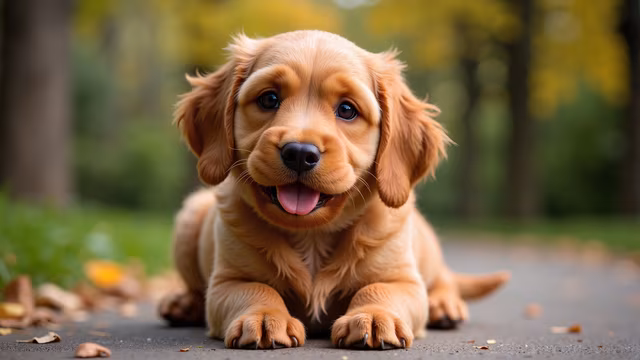 Cute Puppy Portrait