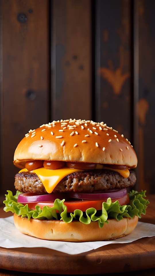 Delicious Double Cheeseburger