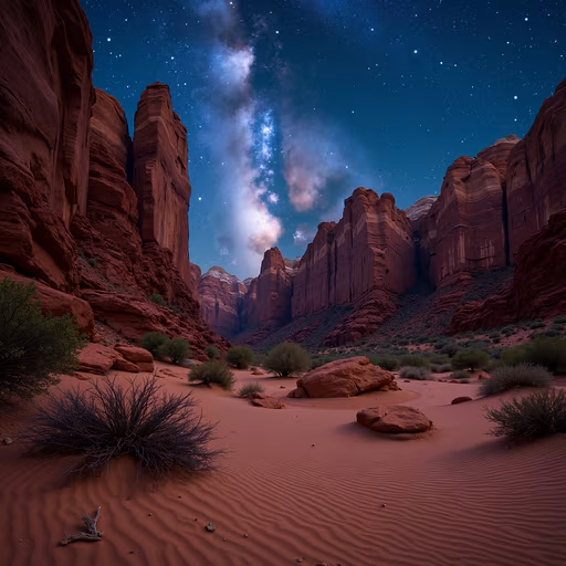 Desert Night Sky