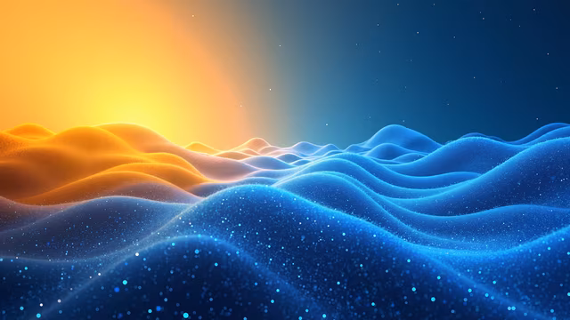 Desert Sunset Illustration