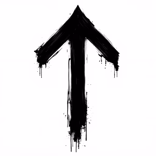 Dripping Arrow Illustration