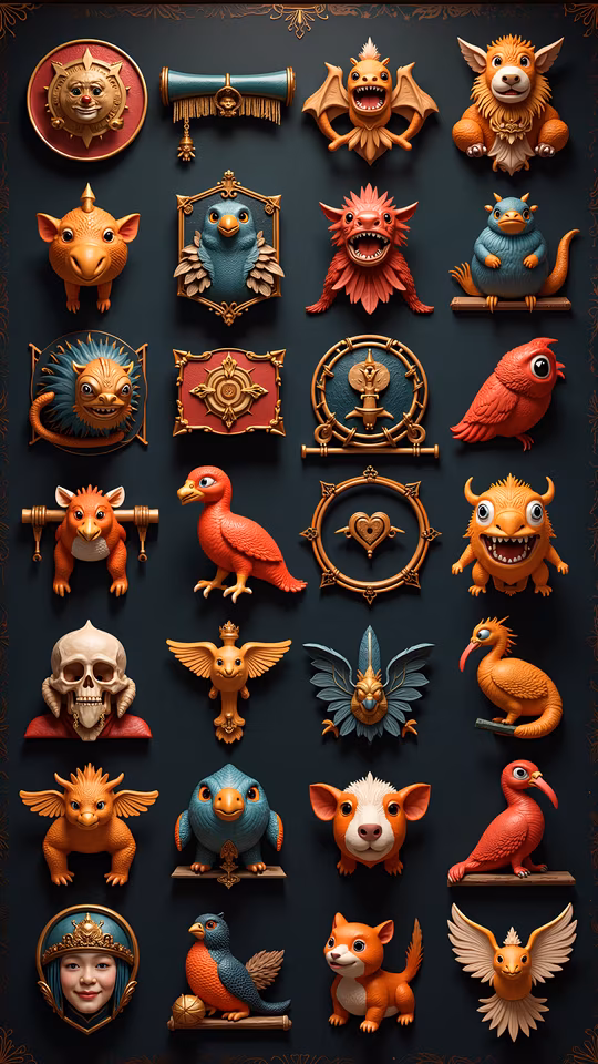Fantasy Creatures Illustration