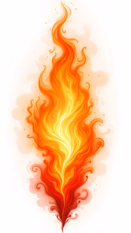 Flaming Illustration