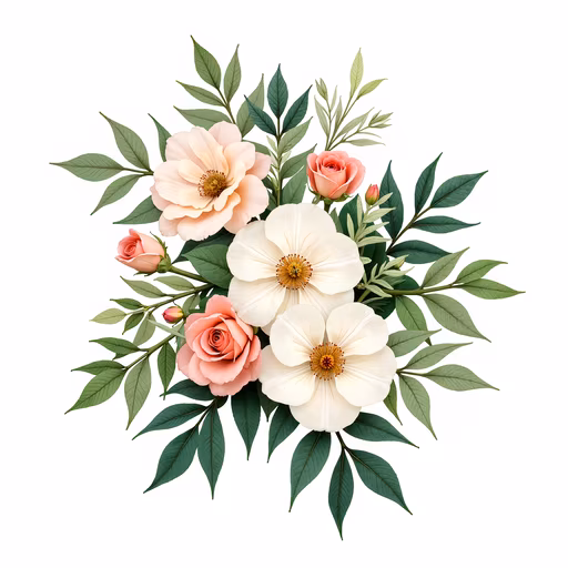 Floral Bouquet Illustration