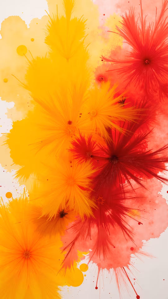 Floral Burst Illustration